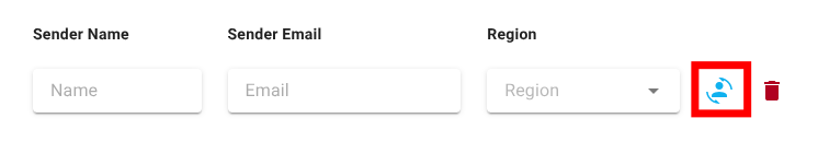 A screenshot of the project delivery mode settings with make default identity button highlighted.
