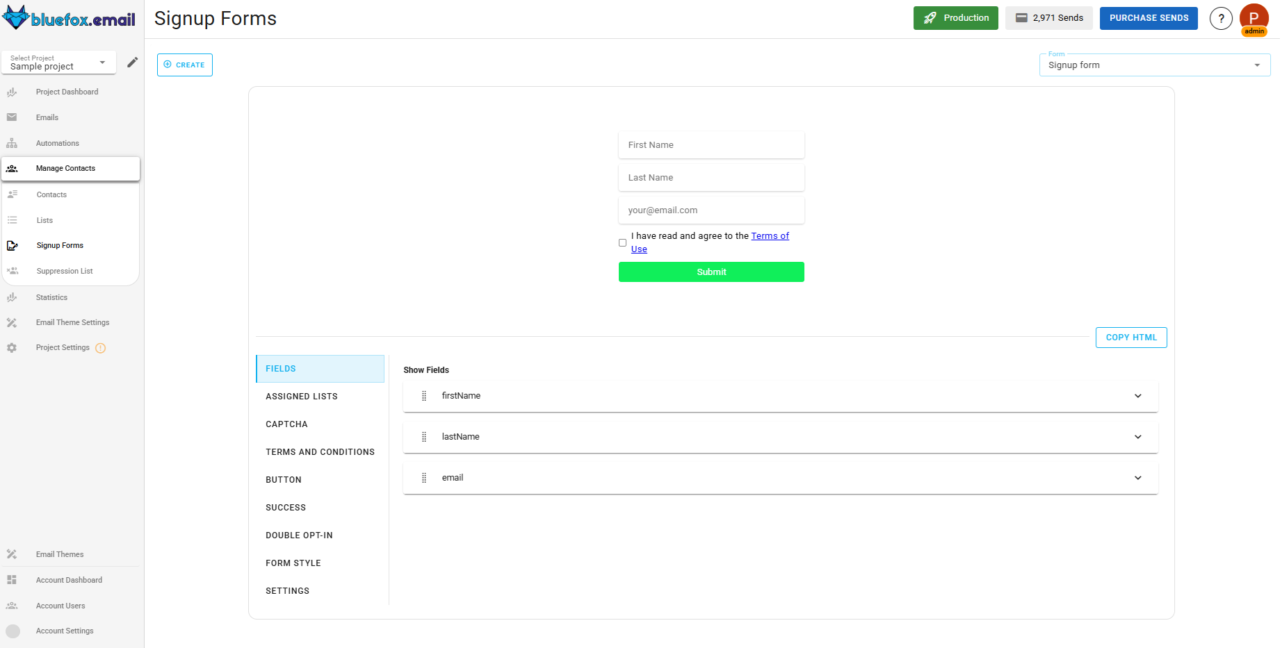 SparksPro Signup Form