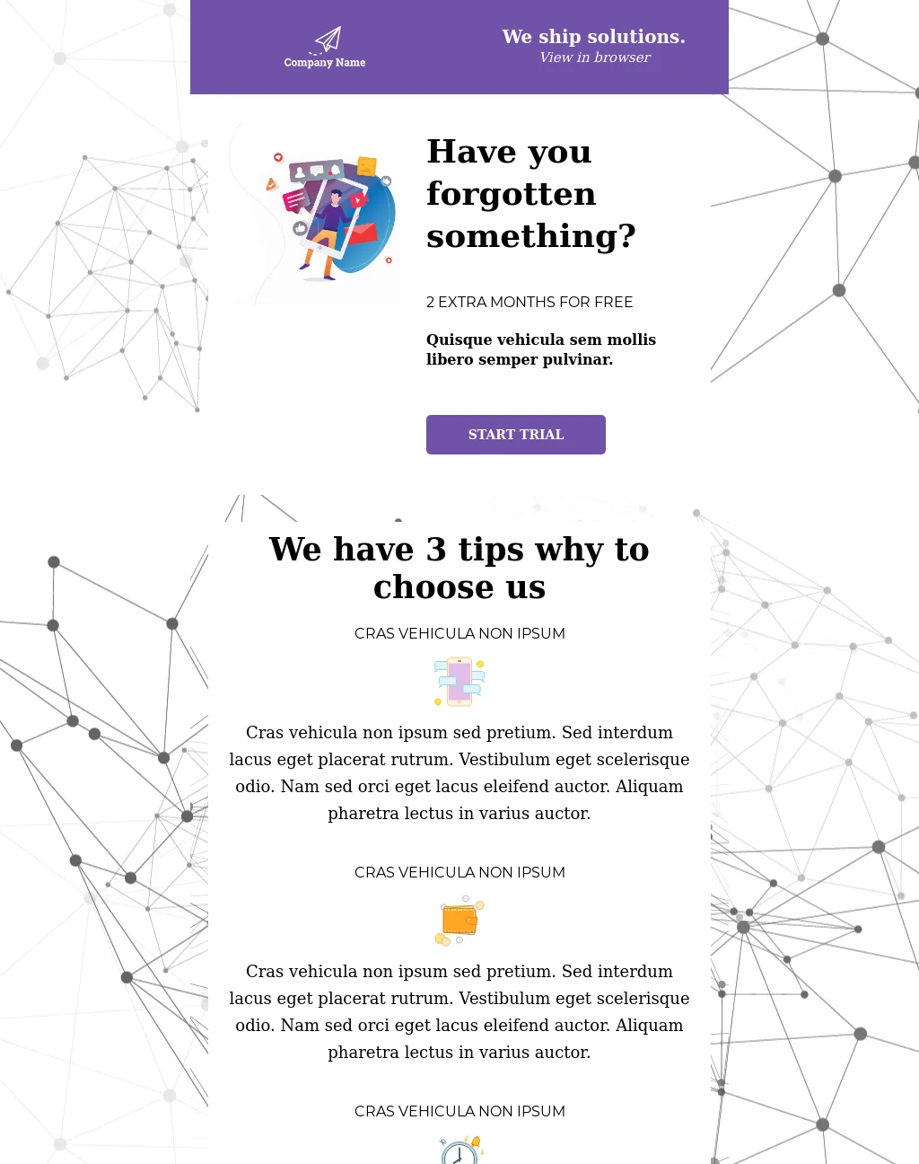 SaaS cart abandonment recovery email template